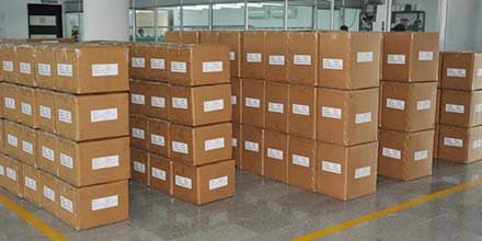 Export cartons ready for dispatch